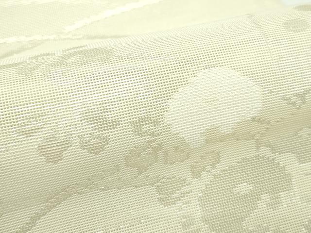 平和屋着物＊夏物　六通柄袋帯　菊　桔梗　銀糸　正絹　逸品　未使用　CABF4719rv