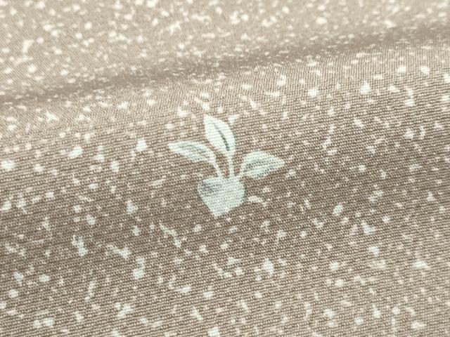 平和屋着物▽上質な小紋　単衣　蕪　成り物　たたき染め　正絹　逸品　CABF4726rv