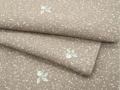 平和屋着物▽上質な小紋　単衣　蕪　成り物　たたき染め　正絹　逸品　CABF4726rv