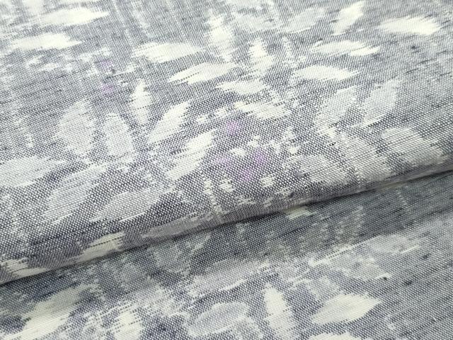 平和屋着物▽上質な紬 　単衣　 南天文　正絹　逸品　未使用　CABF4727rv
