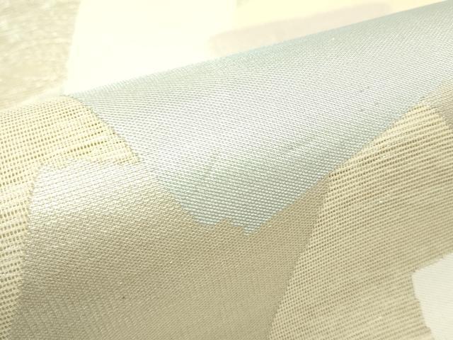 平和屋着物＊夏物 六通柄袋帯 薫風 色紙重ね文様 銀糸 正絹 逸品 CABF4744rv