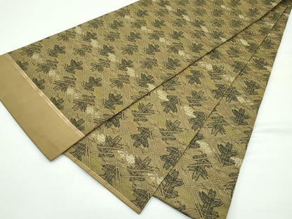 平和屋着物◎丸帯 松葉文 正絹 逸品 CABF4754rv