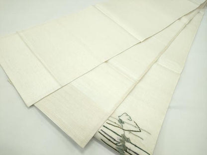 平和屋着物＊夏物 太鼓柄袋帯 蔦の葉文 金銀糸 正絹 逸品 未使用 CABF4759rv