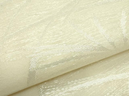 平和屋着物＊夏物 六通柄袋帯 草木文 銀糸 正絹 逸品 未使用 CABF4760rv