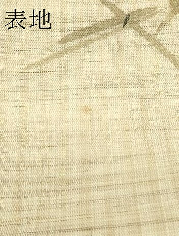 平和屋着物＊夏物　九寸名古屋帯　作家物　手描き　紫陽花　麻　逸品　CABF4769rv