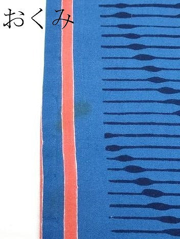 平和屋着物∴夏物　浴衣　団扇　トンボ　日本製　綿　逸品　CABF4799rv