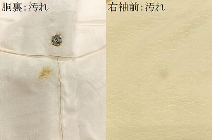 平和屋着物■訪問着　手描き　枝花文　正絹　逸品　CABF4804xe
