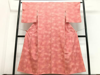 平和屋着物■上質な小紋 霞文 暈し染め 正絹 逸品 CABF4805xe