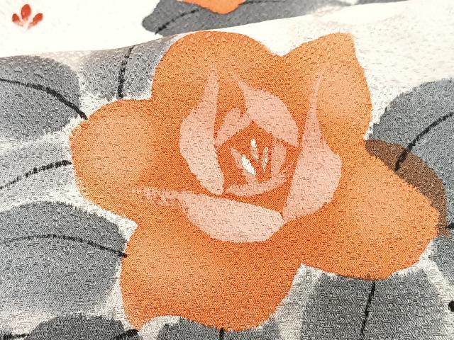 平和屋着物■訪問着 手描き 草花文 暈し染め 正絹 逸品 CABF4807xe