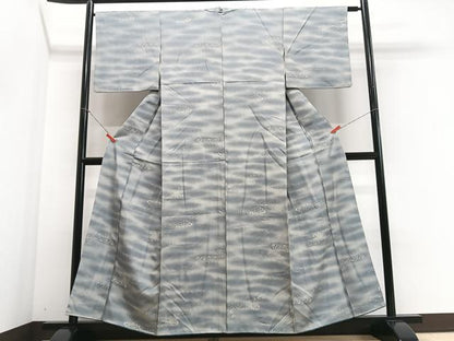 平和屋着物■上質な小紋 霞文 正絹 逸品 CABF4809xe