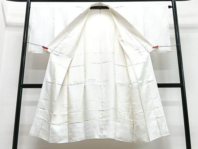 平和屋着物■長襦袢　袷　立涌花地紋　洗える着物　CABF4817xe