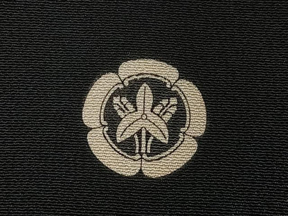 平和屋着物■豪華黒留袖　作家物　草花文　金彩　正絹　逸品　CABF4831xe