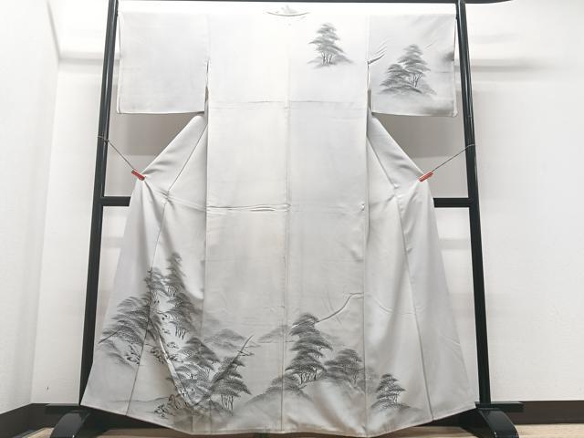 平和屋着物■訪問着 手描き 風景文 正絹 逸品 CABF4845xe