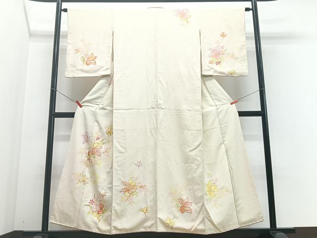 平和屋着物■訪問着 駒刺繍 舞花文 金彩 正絹 逸品 CABF4853xe