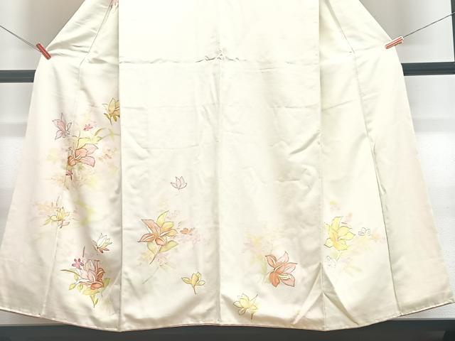 平和屋着物■訪問着 駒刺繍 舞花文 金彩 正絹 逸品 CABF4853xe