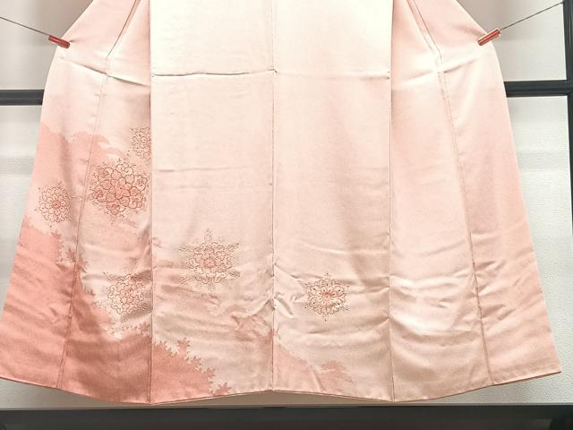 平和屋着物■訪問着 刺繍 舞花文 正絹 逸品 CABF4856xe