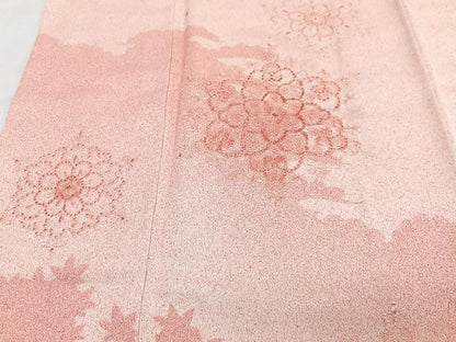 平和屋着物■訪問着 刺繍 舞花文 正絹 逸品 CABF4856xe