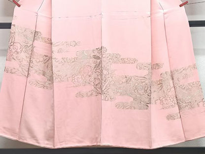 平和屋着物■色留訪問着 寿光織 鳳凰花文 金糸 正絹 逸品 CABF4857xe