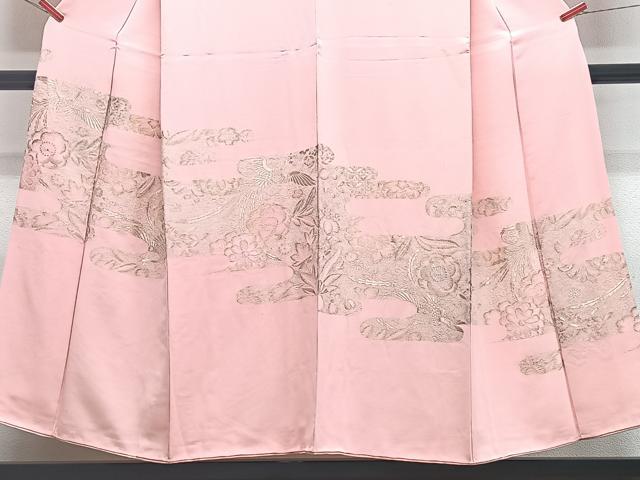 平和屋着物■色留訪問着 寿光織 鳳凰花文 金糸 正絹 逸品 CABF4857xe