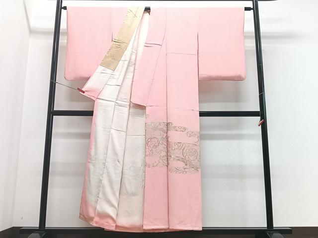 平和屋着物■色留訪問着 寿光織 鳳凰花文 金糸 正絹 逸品 CABF4857xe