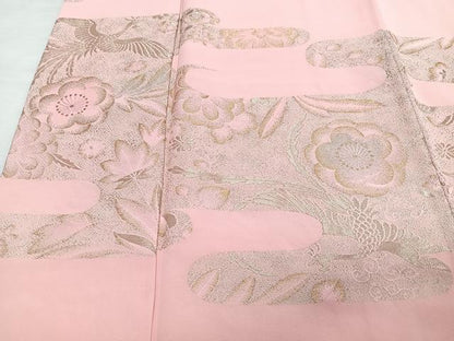 平和屋着物■色留訪問着 寿光織 鳳凰花文 金糸 正絹 逸品 CABF4857xe