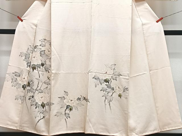 平和屋着物■訪問着 手描き 枝花文 金彩 正絹 逸品 CABF4861xe