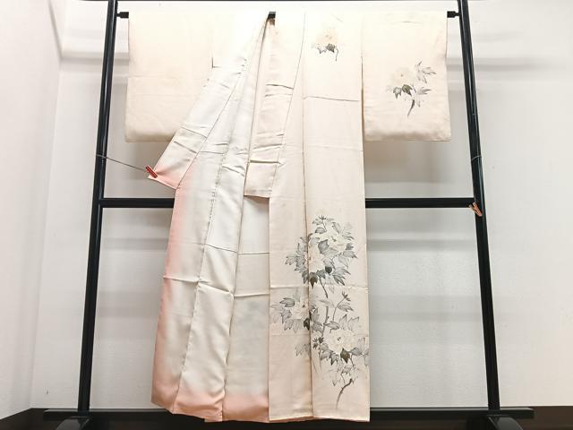 平和屋着物■訪問着 手描き 枝花文 金彩 正絹 逸品 CABF4861xe