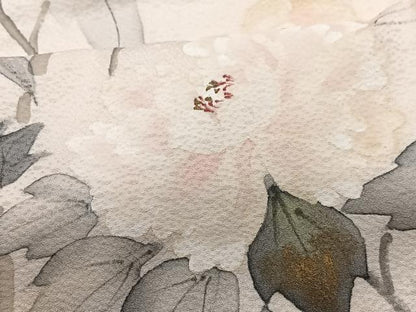 平和屋着物■訪問着 手描き 枝花文 金彩 正絹 逸品 CABF4861xe
