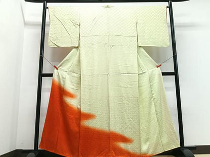 平和屋着物■訪問着 青海波地紋 暈し染め 正絹 逸品 CABF4870xe