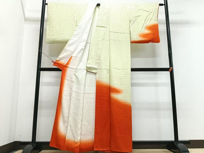 平和屋着物■訪問着 青海波地紋 暈し染め 正絹 逸品 CABF4870xe