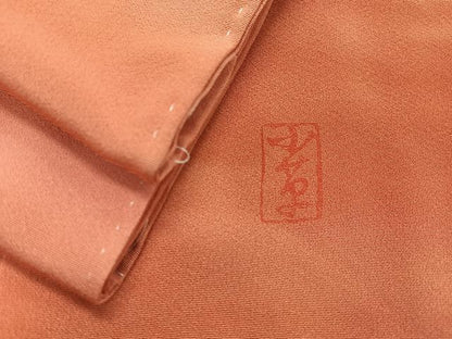 平和屋着物■上質な小紋　作家物　暈し染め　正絹　逸品　CABF4880xe