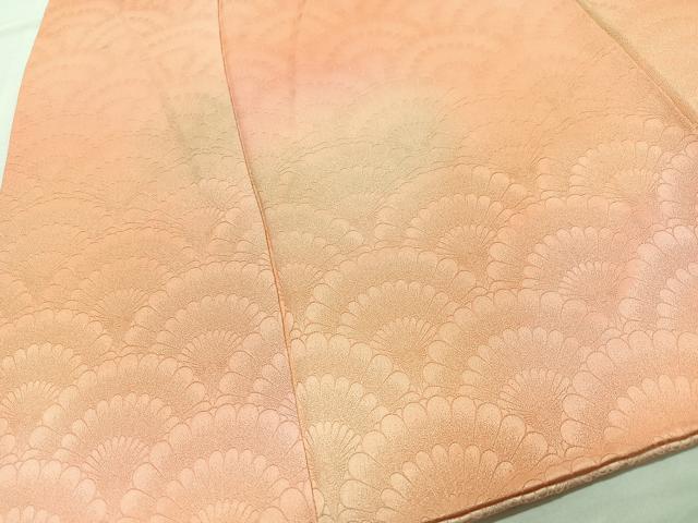 平和屋着物■上質な小紋　青海波地紋　暈し染め　正絹　逸品　CABF4890xe