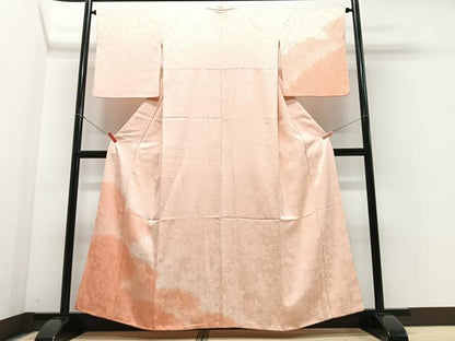 平和屋着物■訪問着　舞楓地紋　暈し染め　正絹　逸品　CABF4894xe
