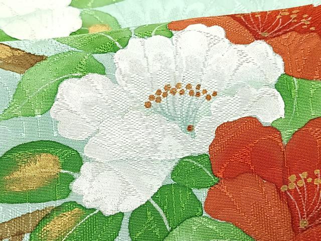 平和屋着物■訪問着　手描き　枝花文　金彩　正絹　逸品　CABF4897xe