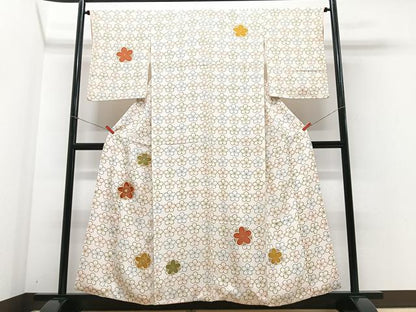 平和屋着物■訪問着 駒刺繍 花尽くし 金彩 正絹 逸品 CABF4900xe