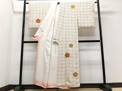 平和屋着物■訪問着 駒刺繍 花尽くし 金彩 正絹 逸品 CABF4900xe
