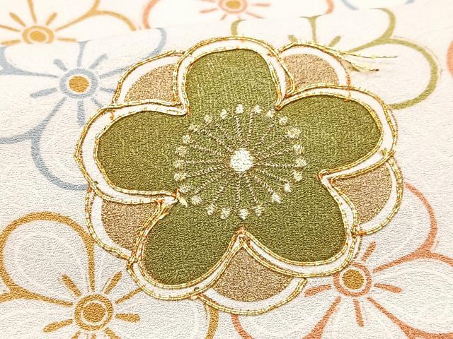 平和屋着物■訪問着 駒刺繍 花尽くし 金彩 正絹 逸品 CABF4900xe