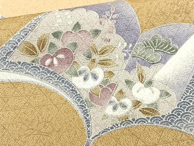 平和屋着物■訪問着 花鳥文 暈し染め 正絹 逸品 CABF4909xe