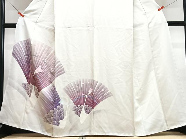 平和屋着物■訪問着 孔雀文 正絹 逸品 CABF4910xe