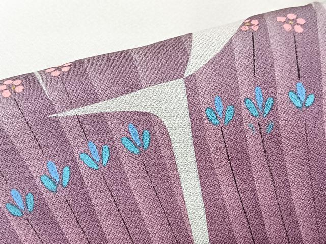平和屋着物■訪問着 孔雀文 正絹 逸品 CABF4910xe