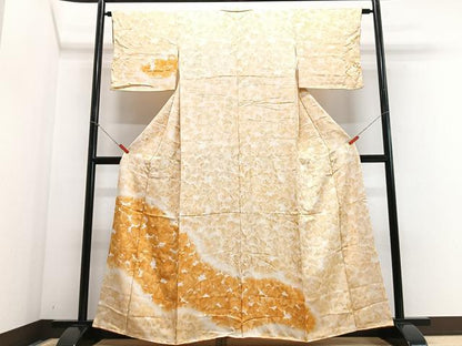平和屋着物■訪問着 葉尽くし 正絹 逸品 CABF4918xe