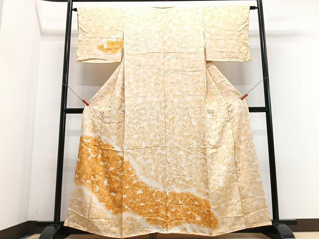平和屋着物■訪問着 葉尽くし 正絹 逸品 CABF4918xe
