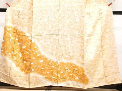 平和屋着物■訪問着 葉尽くし 正絹 逸品 CABF4918xe
