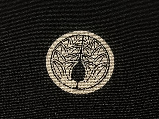 平和屋着物■豪華黒留袖 扇面飛鶴花文 金彩 正絹 逸品 CABF4936xe