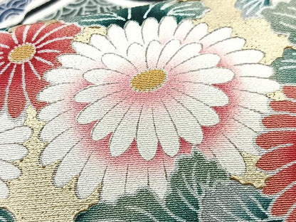 平和屋着物■豪華黒留袖 鏡裏花文 金彩 正絹 逸品 CABF4944xe