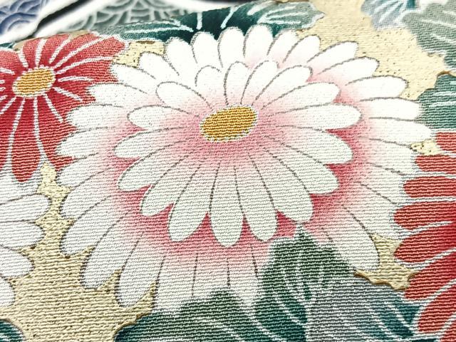 平和屋着物■豪華黒留袖 鏡裏花文 金彩 正絹 逸品 CABF4944xe