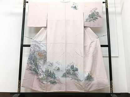 平和屋着物■訪問着 作家物 清水寺 暈し染め 正絹 逸品 CABF4946xe
