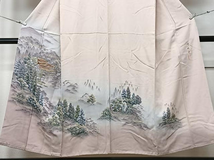 平和屋着物■訪問着 作家物 清水寺 暈し染め 正絹 逸品 CABF4946xe