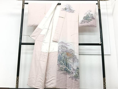 平和屋着物■訪問着 作家物 清水寺 暈し染め 正絹 逸品 CABF4946xe