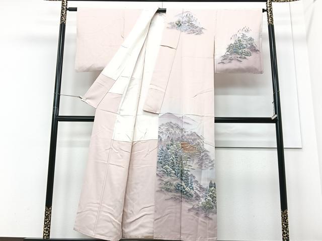 平和屋着物■訪問着 作家物 清水寺 暈し染め 正絹 逸品 CABF4946xe